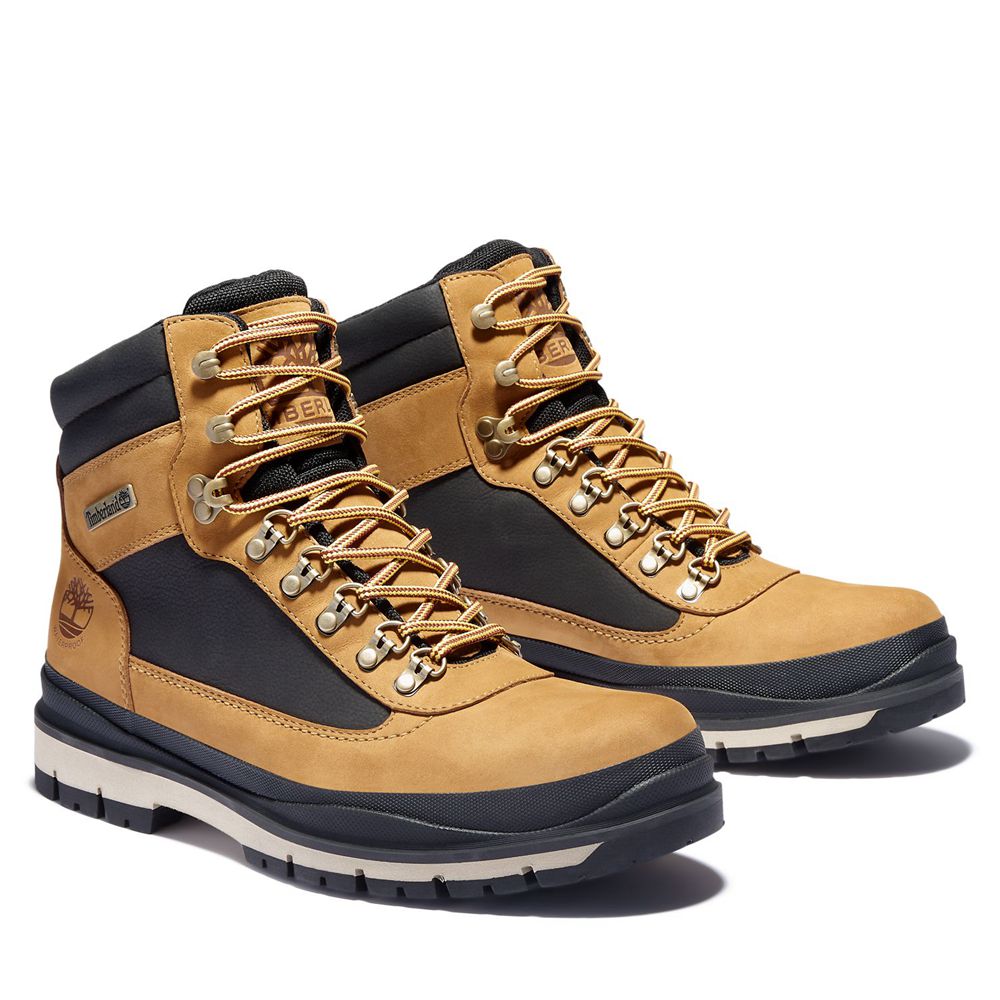 Botas de Nieve Timberland Hombre Field Trekker Waterproof Marrones/Negras - Chile NUV-489205